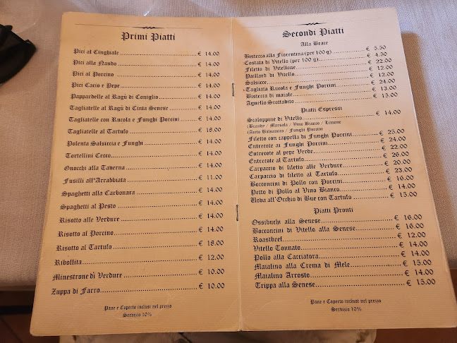 Opinii despre Ristorante Taverna Di Cecco în Siena - Ristorazione