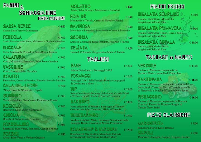 Pizzeria Sarsa verde