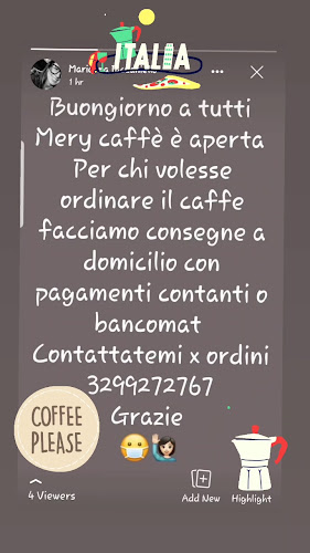 Negozio caffe' in cialde capsule mery caffe'