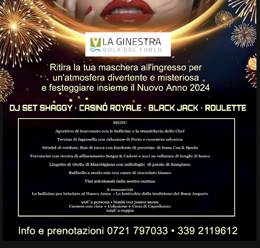 Hotel Ristorante La Ginestra - Gola del Furlo Open Times