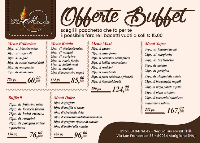 Opinii despre PANIFICIO LA MAISON DEL PANE în Marigliano - Ristorazione