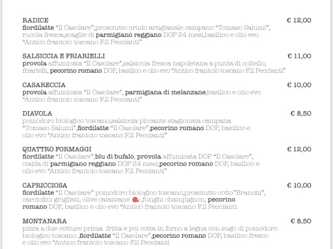 Reviews of O' Cor 'e Napule in Firenze - Ristorazione