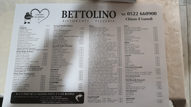 Ristorante Pizzeria Bettolino - Novellara