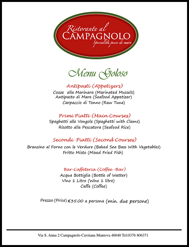 Opinii despre Ristorante Al Campagnolo în Cavriana - Ristorazione