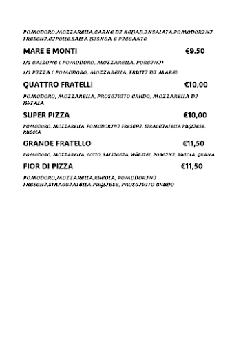 FIOR DI PIZZA & RISTORANTE - Ristorazione