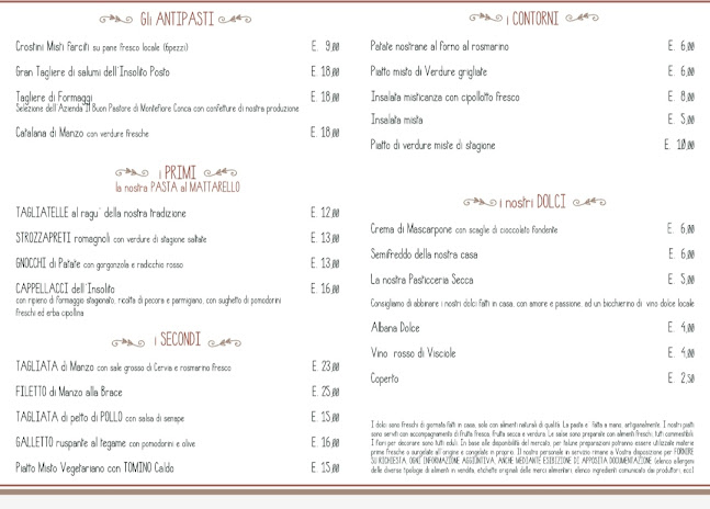 Comentarii opinii despre L'insolito Posto