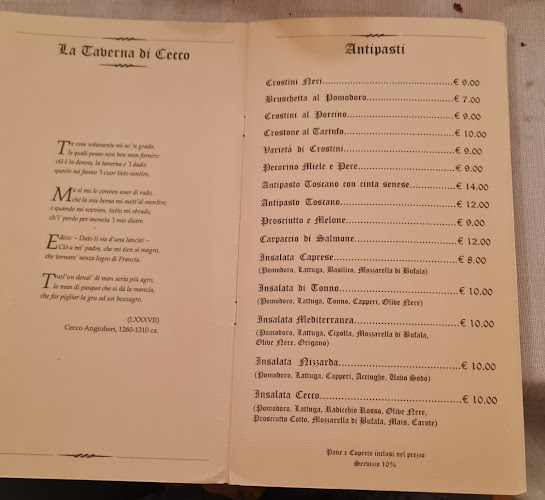 Ristorante Taverna Di Cecco - Siena