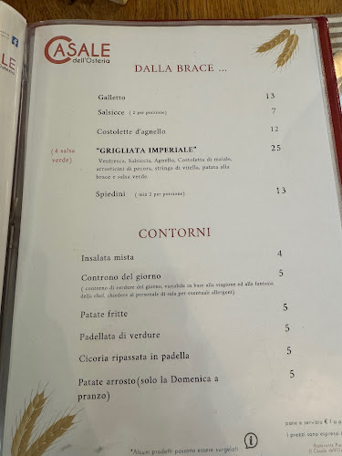 Il Casale dell'Osteria Phone number