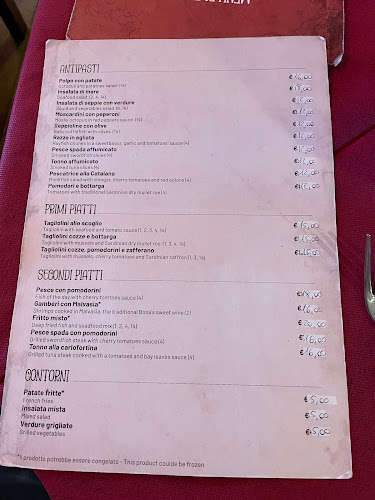 Opinii despre Trattoria Il pirata în Bosa - Ristorazione