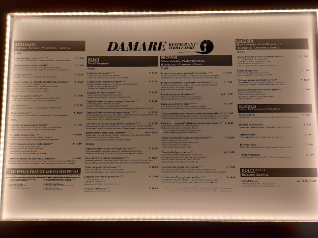 Opinii despre Ristorante Terra E Mare Damare în Imperia - Ristorazione