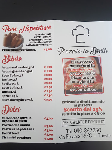 Opinii despre Pizzeria La Bontà di Angelo Speranza în Trieste - Ristorazione