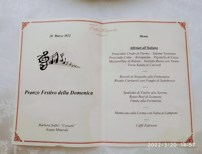 Villa Magnolie - Ristorazione