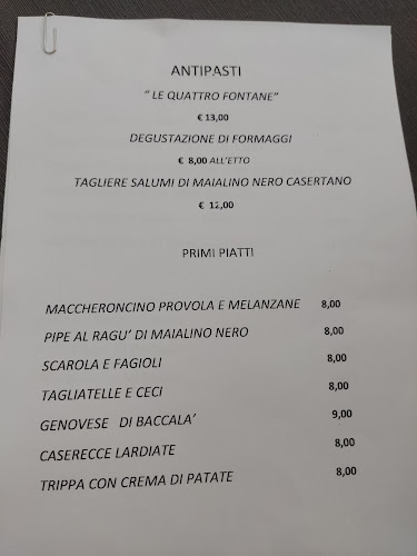 Ristorante le Quattro Fontane