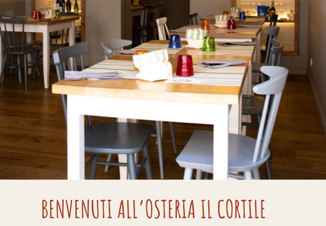 Opinii despre Osteria Il Cortile în Biella - Ristorazione