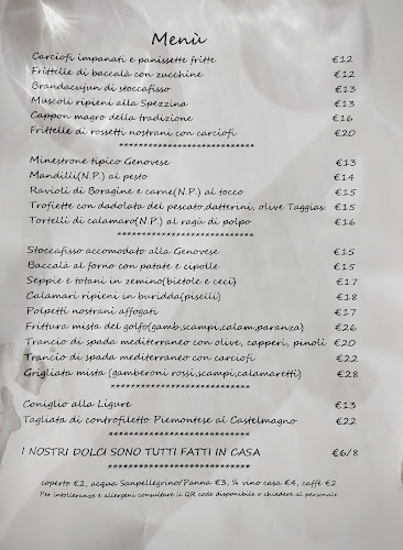 Reviews of Osteria di Vico Palla in Genova - Ristorazione