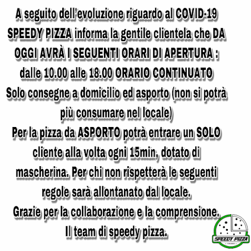 Opinii despre Speedy Pizza Formigine în Formigine - Ristorazione