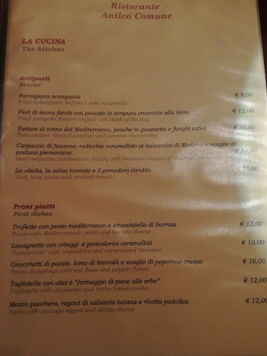 Comments and reviews of Antico Comune