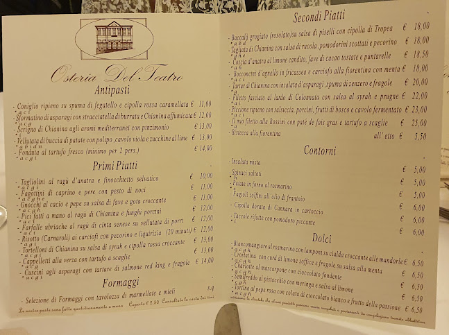 Opinii despre Osteria del Teatro în Cortona - Ristorazione