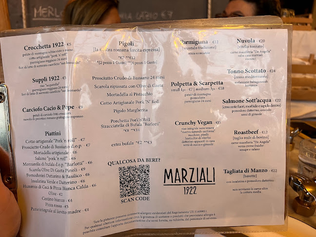 Opinii despre Marziali 1922 în Roma - Ristorazione