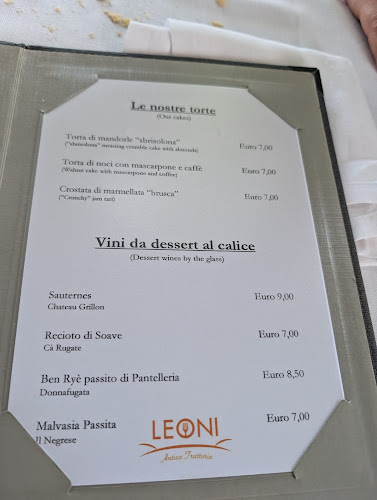 Comentarii opinii despre Antica Trattoria Leoni