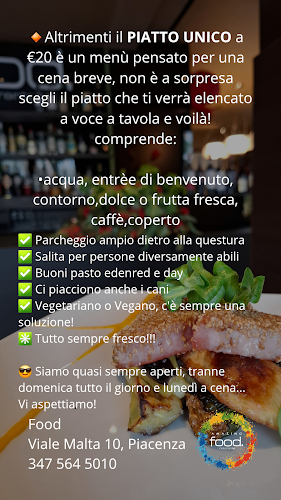 Opinii despre Food Amazing Ristorante în Piacenza - Ristorazione