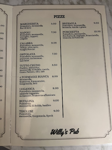 Willy's Pub - Ristorazione