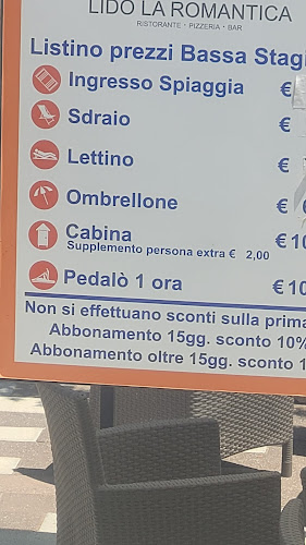 Comentarii opinii despre Lido La Romantica Di Bosco Salvatore & C. S.N.C.