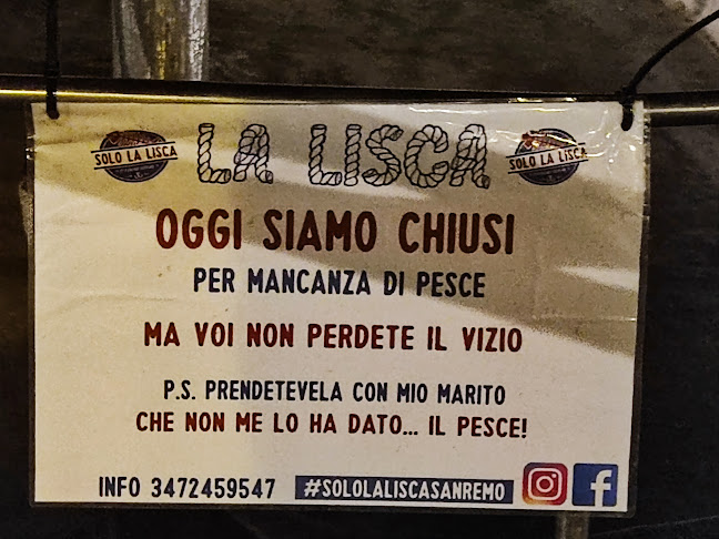 Solo la lisca - Ristorazione