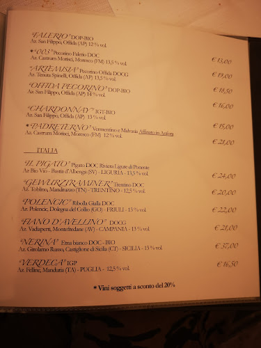 Opinii despre Osteria del Borgo în Castelraimondo - Ristorazione