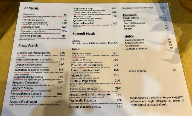 Opinii despre La Taverna Del Lupo în Ragusa - Ristorazione