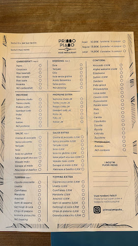 Primo Piano Poke Restaurant