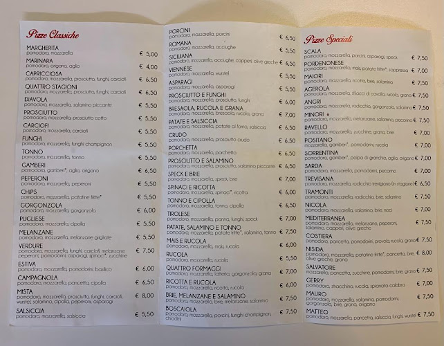 Reviews of Pizzeria Amalfi in Pordenone - Ristorazione