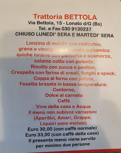 Trattoria Bettola