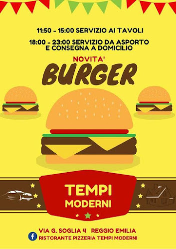 Opinii despre Tempi Moderni Ristorante Pizzeria în Reggio nell'Emilia - Ristorazione