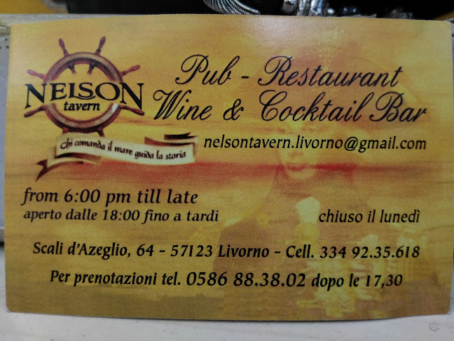 Opinii despre Nelson Tavern în Livorno - Ristorazione