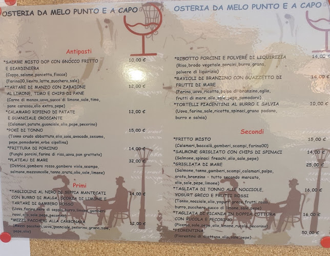 Opinii despre Osteria da Melo punto e a capo în Piacenza - Ristorazione