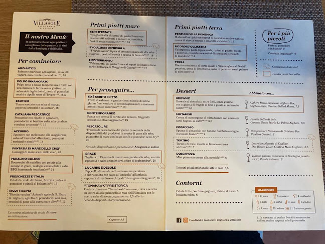 Opinii despre Villasole în Alghero - Ristorazione