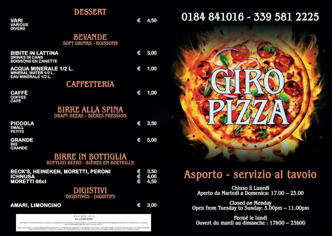 Opinii despre Giropizza Vallecrosia în Vallecrosia - Ristorazione