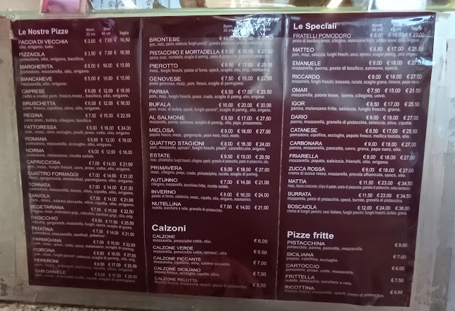 Pizzeria Fratelli Pomodoro - Catania