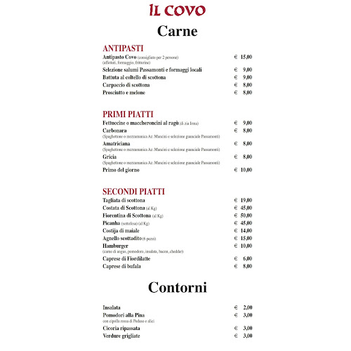 Trattoria Il Covo "cucina e pizza" - Pedaso