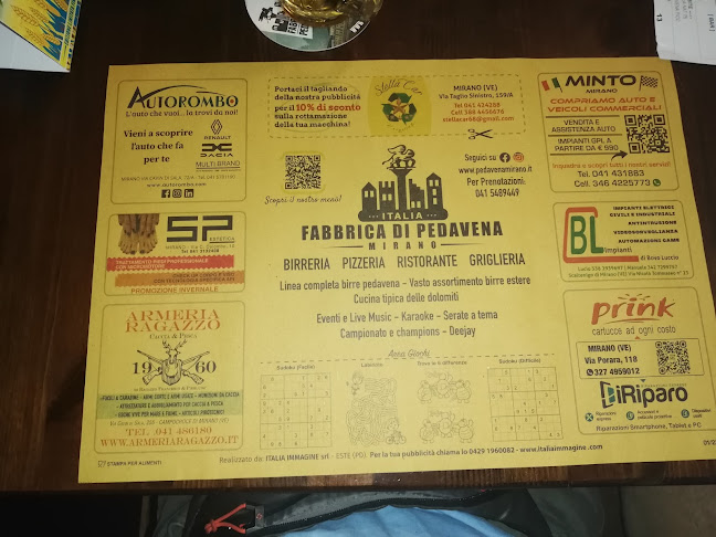 Fabbrica di Pedavena Mirano - Ristorazione