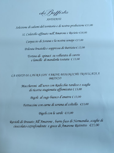 Trattoria da Battista - Ristorazione