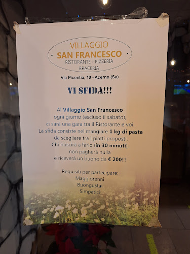 Villaggio San Francesco - Ristorante - Pizzeria - Salerno