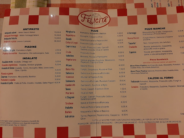 Felicità Pizzeria Trattoria