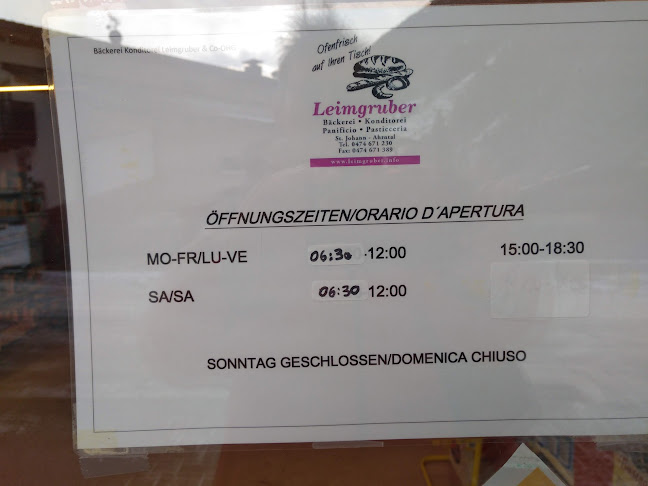 Panifico Pasticceria Leimgruber - Ristorazione
