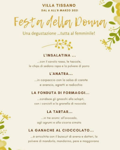 Villa di Tissano - Ristorazione