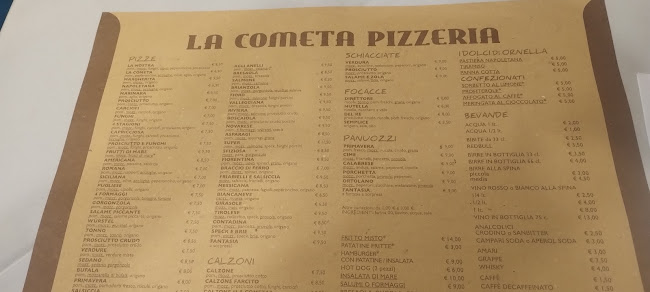 Pizzeria La Cometa - Ristorazione