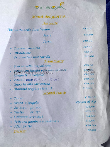Opinii despre Ristorante Vesum în Ercolano - Ristorazione