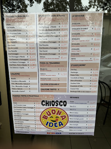 Opinii despre Buona Idea ex Capannina Piadineria în Imola - Ristorazione