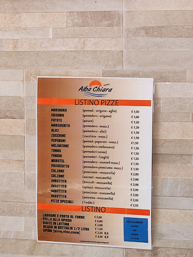 Pizzeria-Rosticceria-Tavola calda "Alba Chiara"